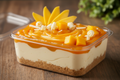 Mango and White Chocolate Cheesecake